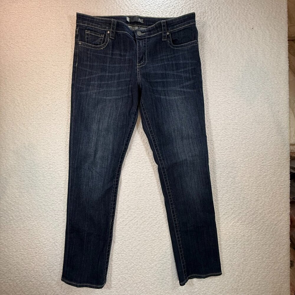 KUT From The Kloth Women's Stevie Straight Leg, Blue size 14